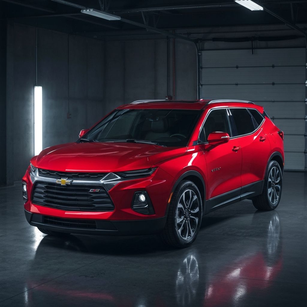 New Red Chevy Blazer at Northtown Collision